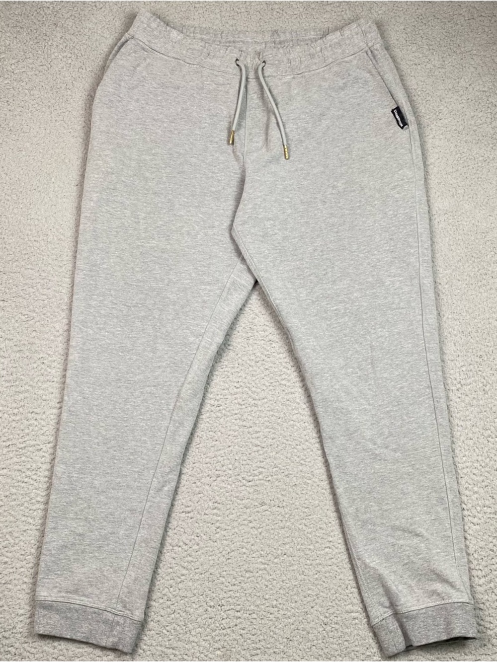 Bearbottom Jogger Sweat Pants Mens Size XL Gray Elastic Waist Drawstring Stretch